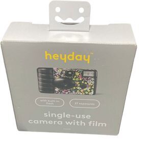 Heyday Disposable Camera Flower 35mm Single Use With Flash Color Film - Open